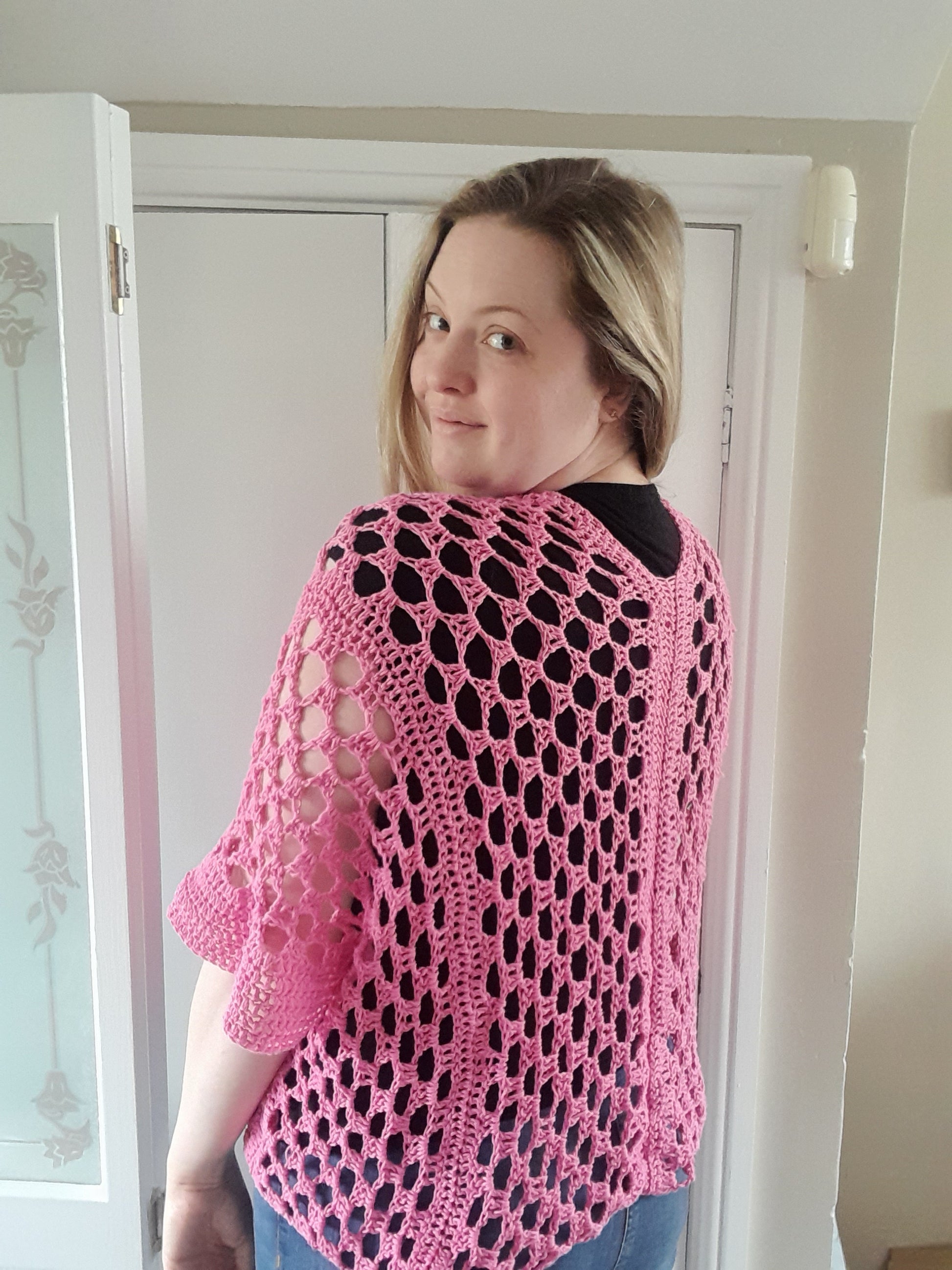 Lace crochet cardigan 