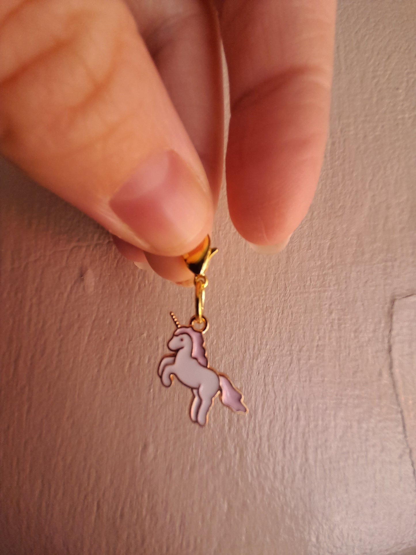 Unicorn stitch markers set of 4