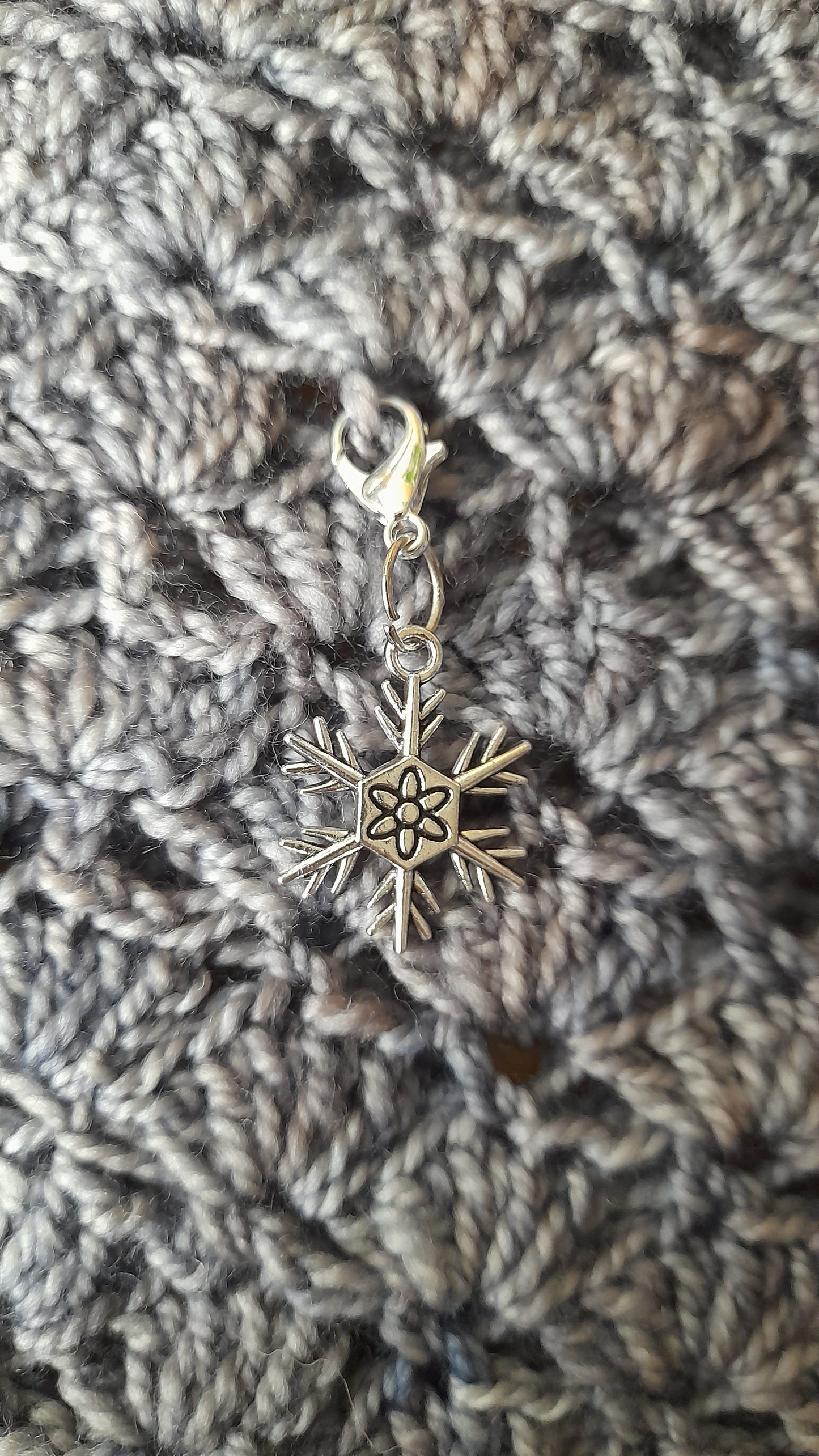 snowflake stitch markers 