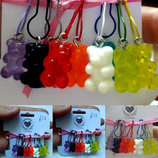 Gummy Bear Stitch Markers